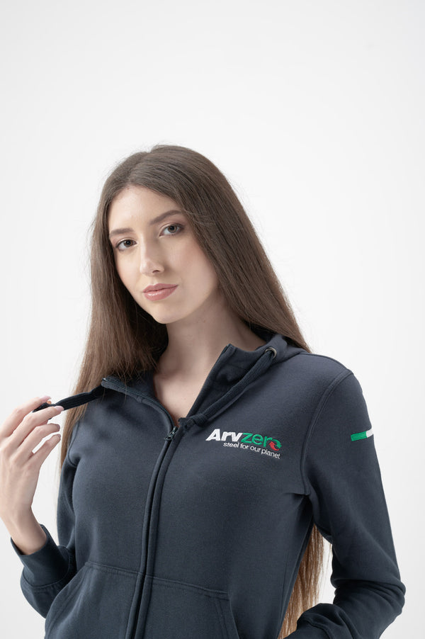 Basic Hoody Full zip Woman