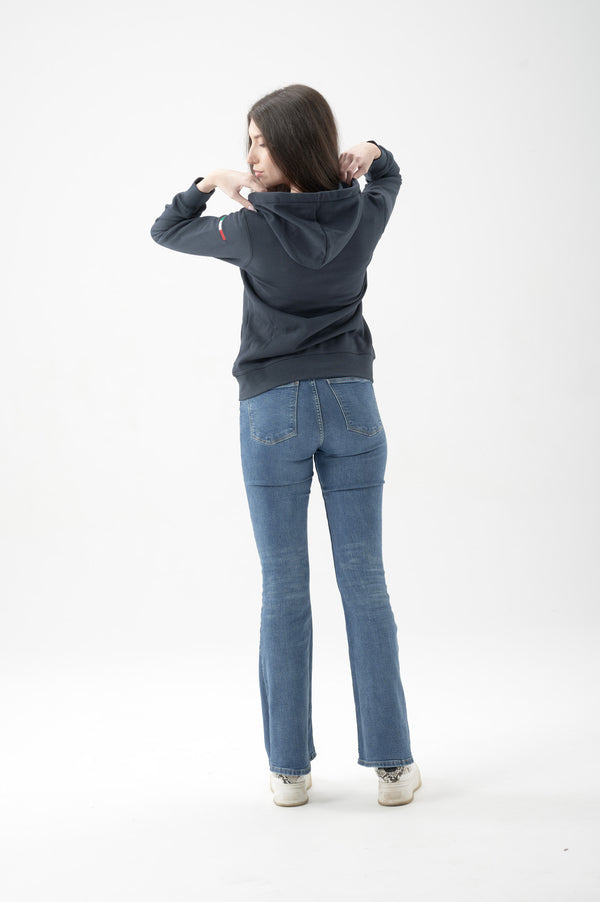 Basic Hoody Full zip Woman